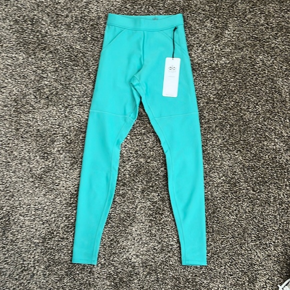 ALO Yoga Pants - Alo Yoga High Waist Teal Utility Legging, NWT